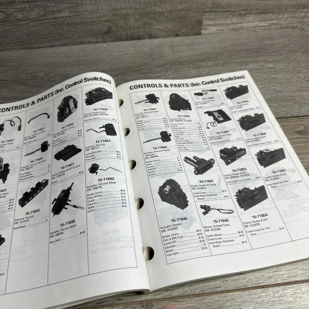 1989 AC DELCO Air Conditioning Catalog GM Dealership‎ Book